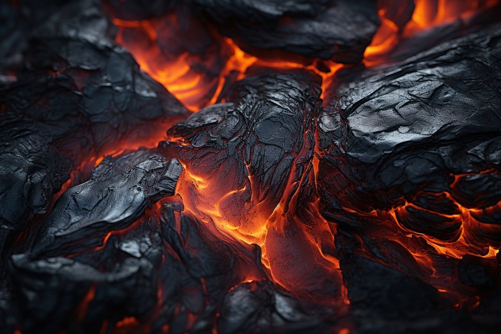 Lava texture mountain outdoors eruption.