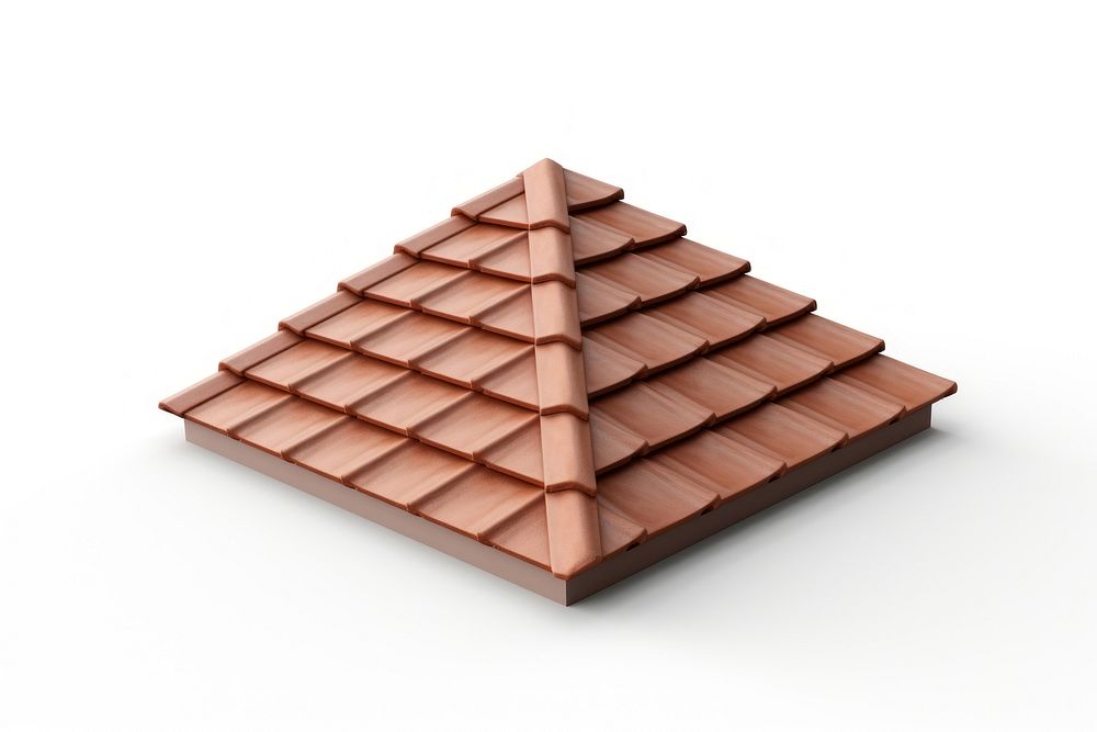 Roof tile confectionery architecture triangle.