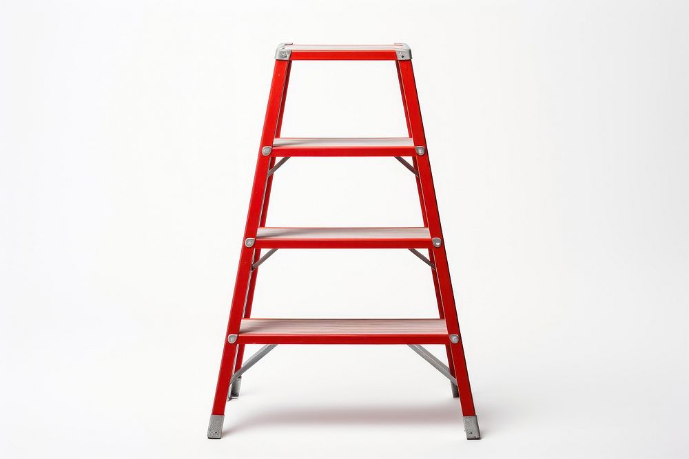 Steel step-ladder furniture chair.