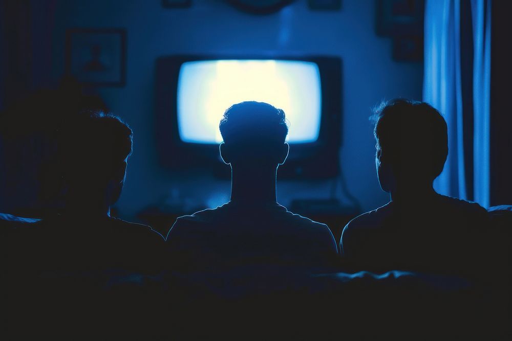 People Watching Tv cinema electronics television.