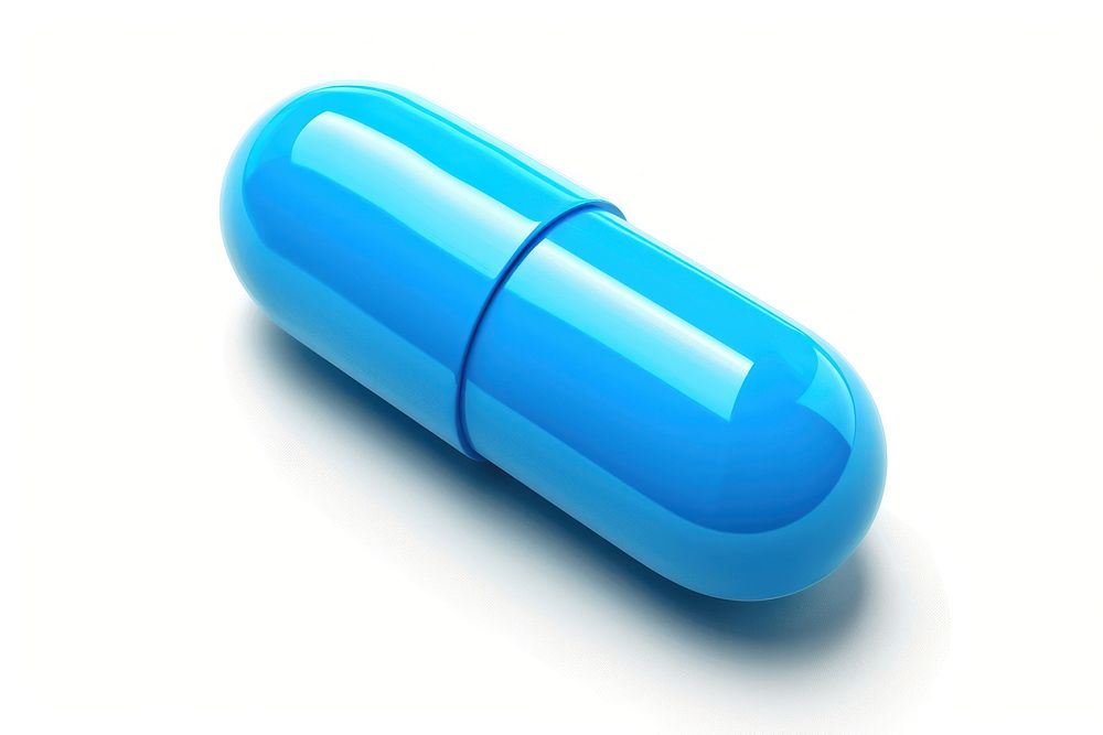 3D icon of a pill medication cosmetics lipstick.