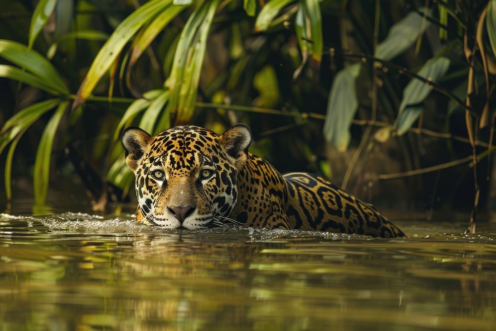 Wild animals in Amazon rainforest vegetation outdoors wildlife.