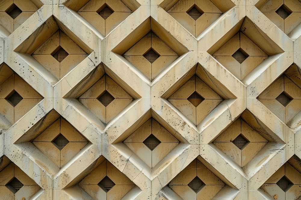 Architecture details wall pattern geometric abstract background architecture triangle building.