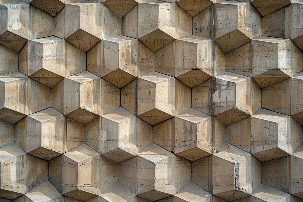 Architecture details wall pattern geometric abstract background architecture construction building.