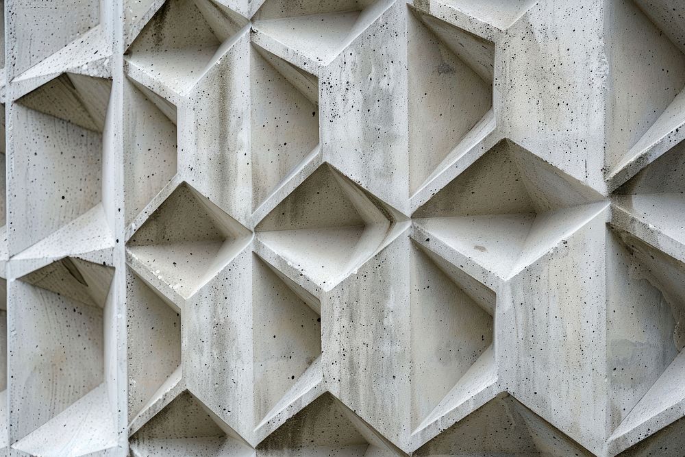 Architecture details wall pattern geometric abstract background construction letterbox triangle.