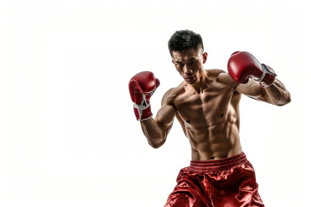 Fullbody Thai boxing clothing punching apparel.