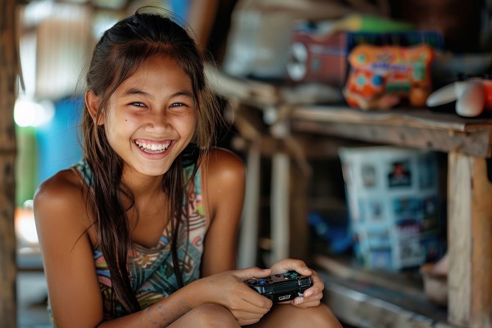 Thai woman happy photo photography.
