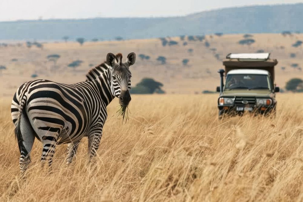 Safari transportation outdoors wildlife.