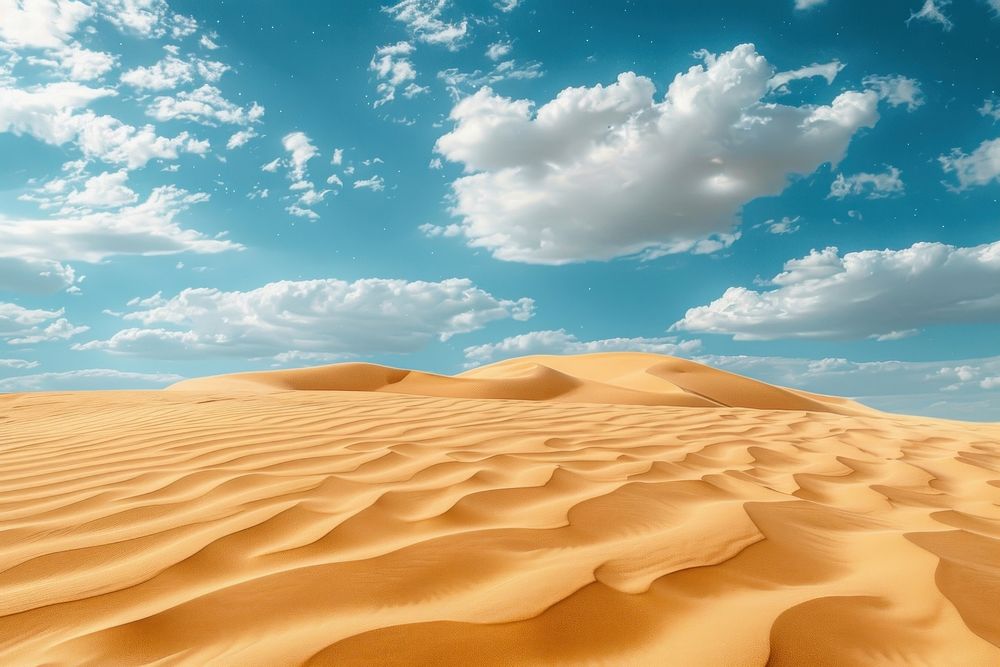 Desert outdoors horizon scenery.