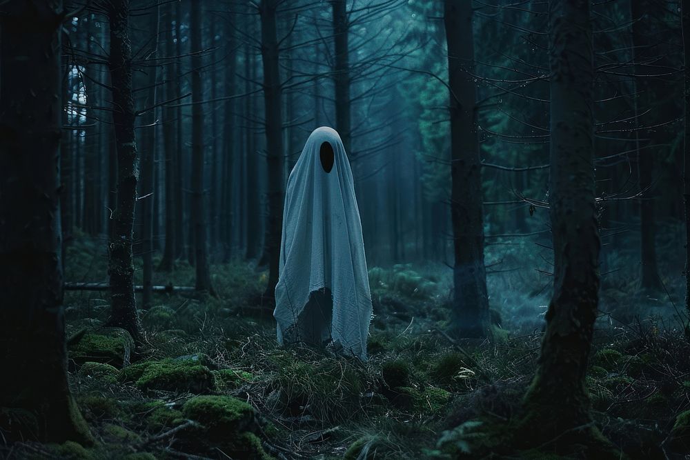 Spooky forest clothing outdoors fashion.