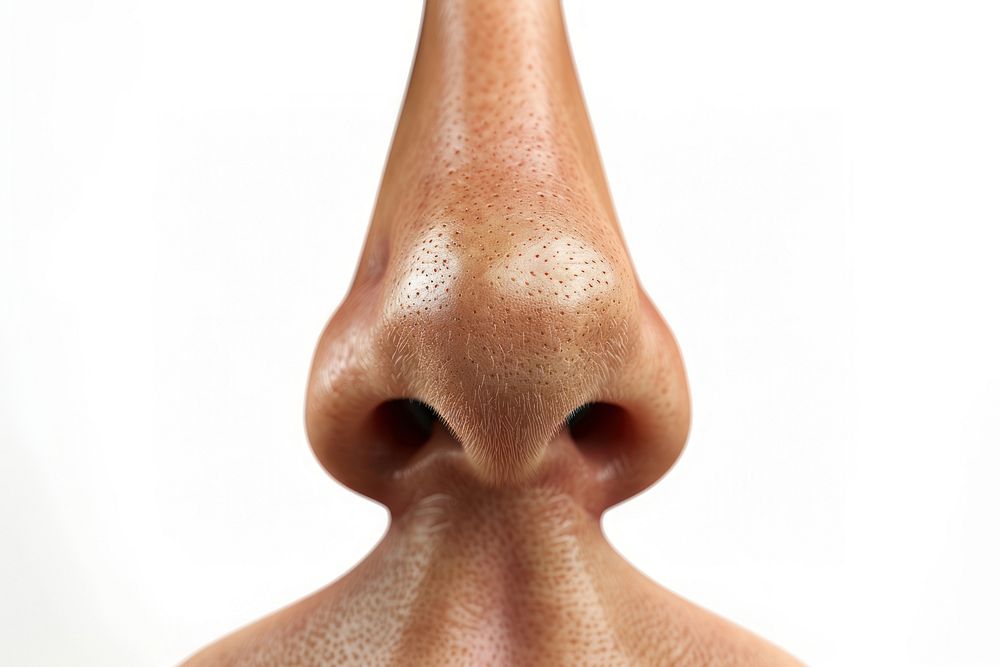 Nose person human skin.