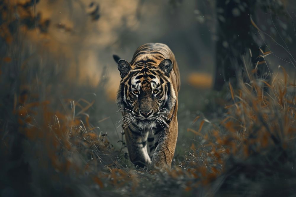 Rare wild animals wildlife mammal tiger.