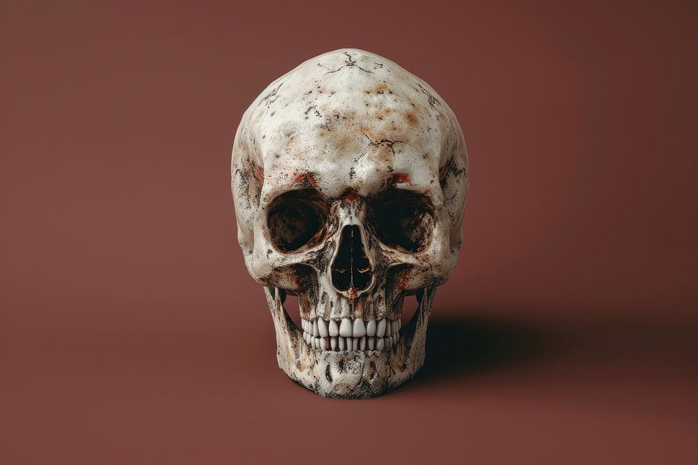 Skull person human head.