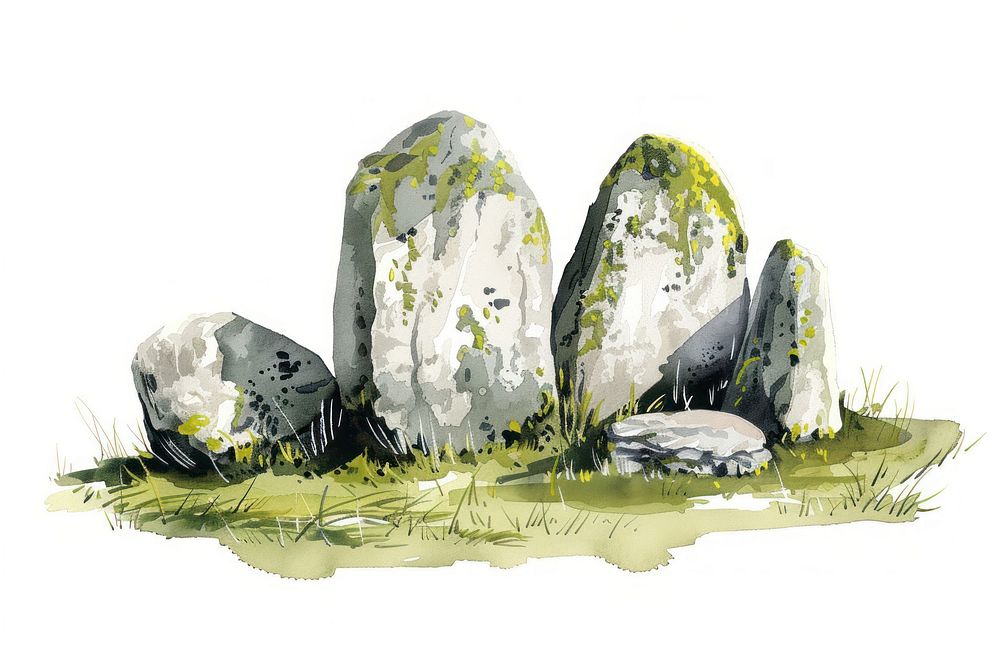Stonehedge art outdoors painting.