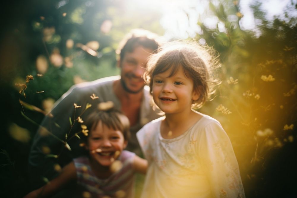 Happy family photography portrait sunlight.