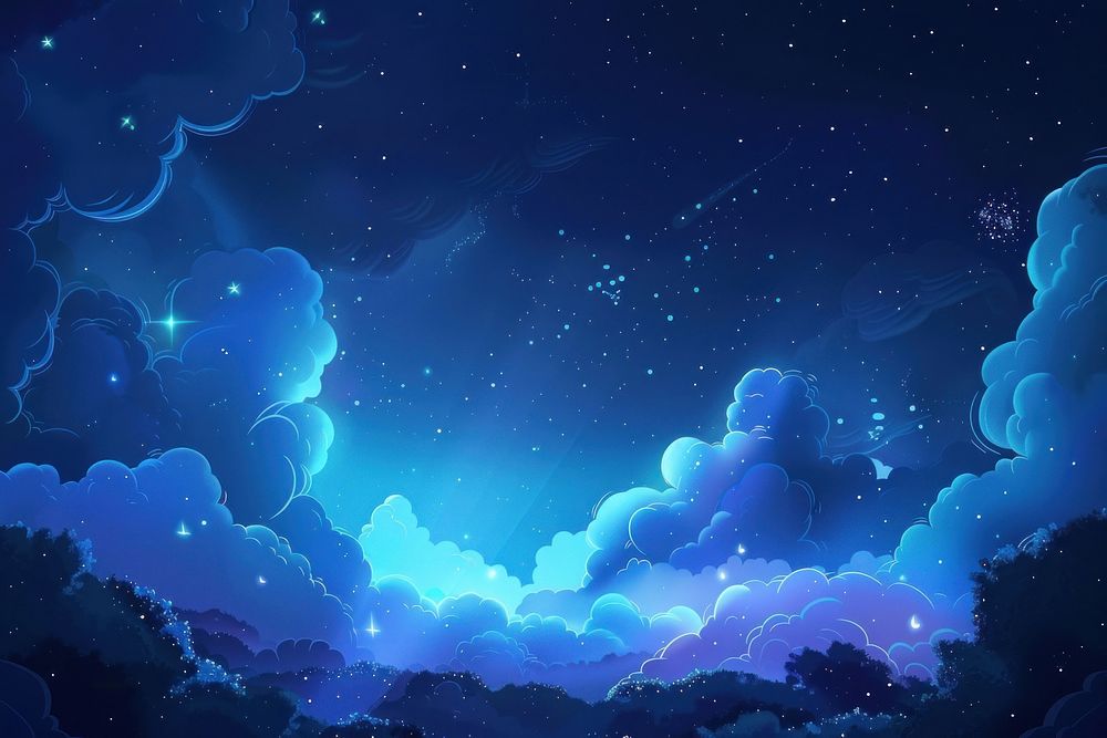 Cute night sky background backgrounds outdoors nature.