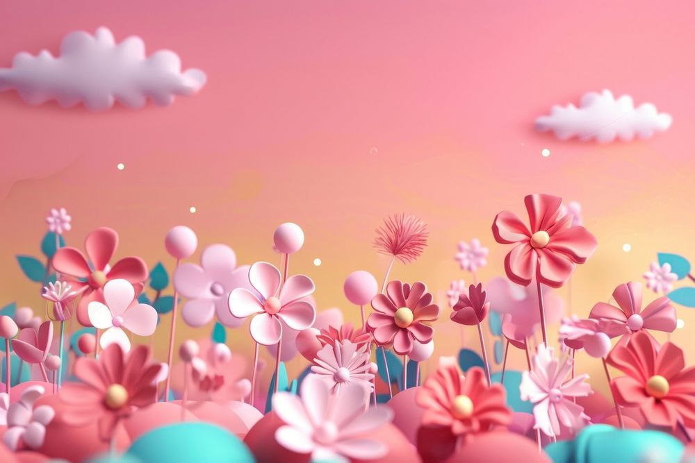 Cute flower background backgrounds outdoors nature.