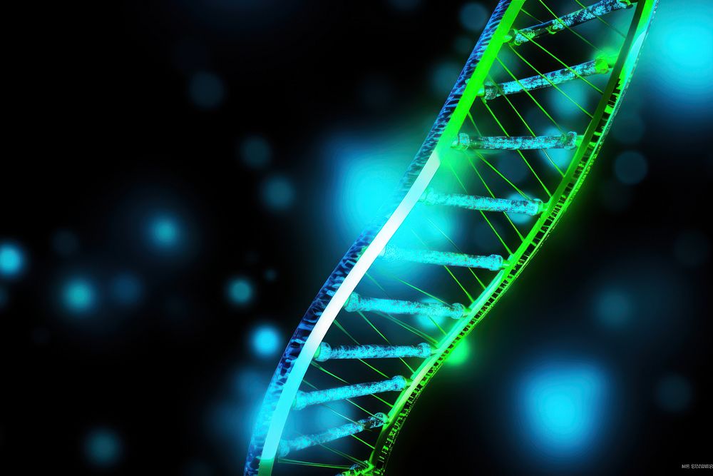Digital background technology biology DNA.