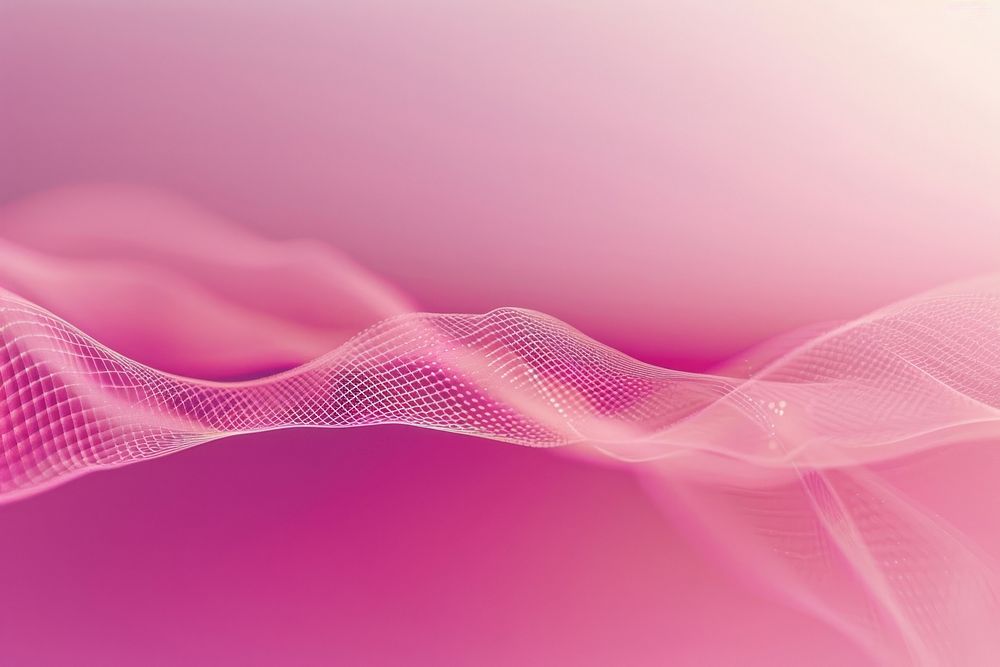 Technology pink digital background wave.