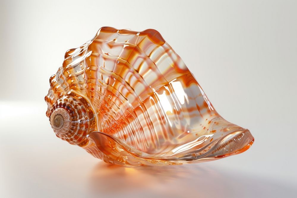 Seashell conch invertebrate pattern.