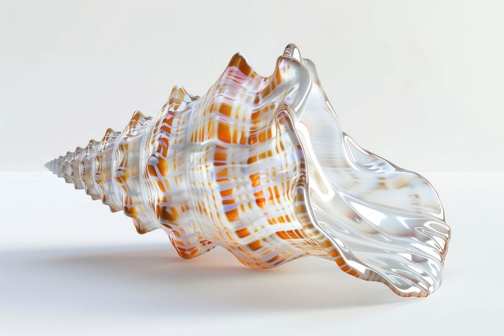 Seashell conch invertebrate pattern.