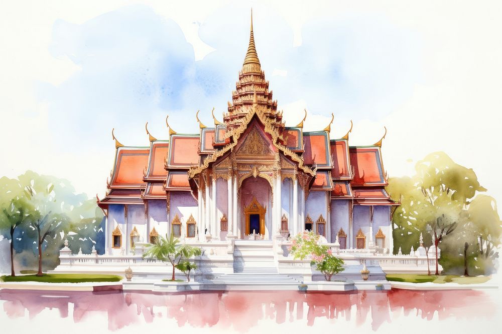 Thai Temple temple architecture building.