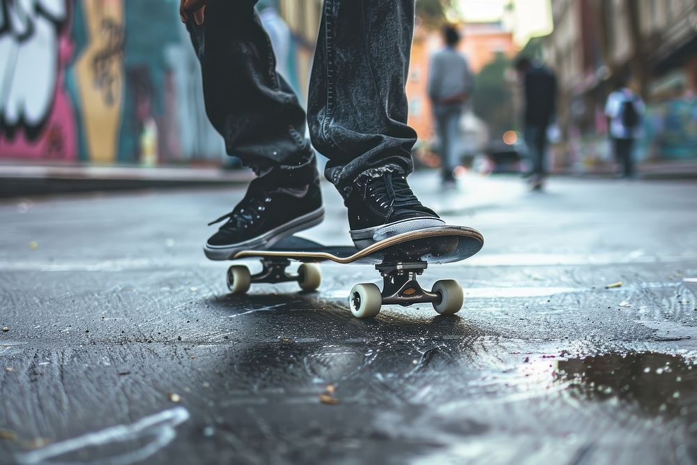 A teenager playing skateboard clothing footwear apparel.