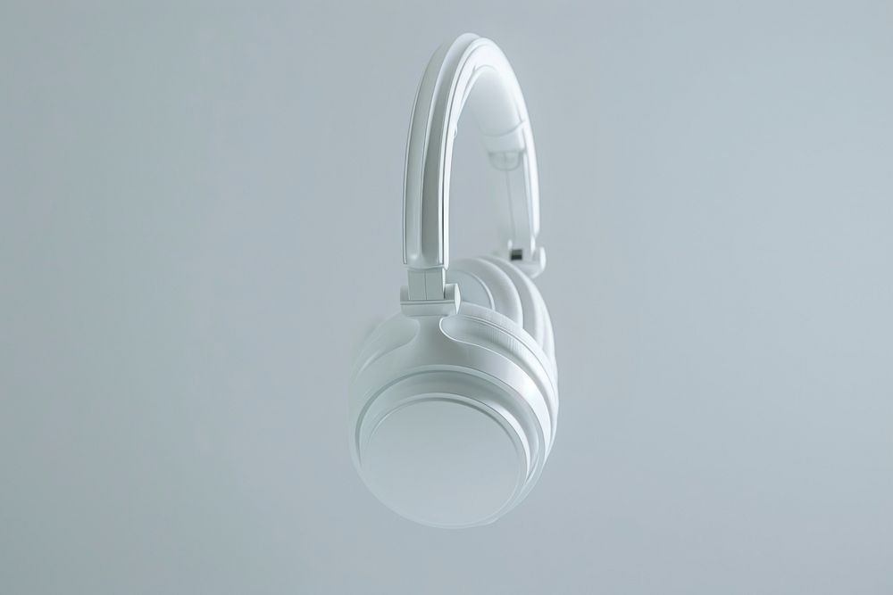 Headphone mockup electronics sink sink faucet.