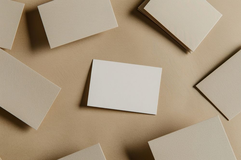 Business cards mockup paper text cardboard.