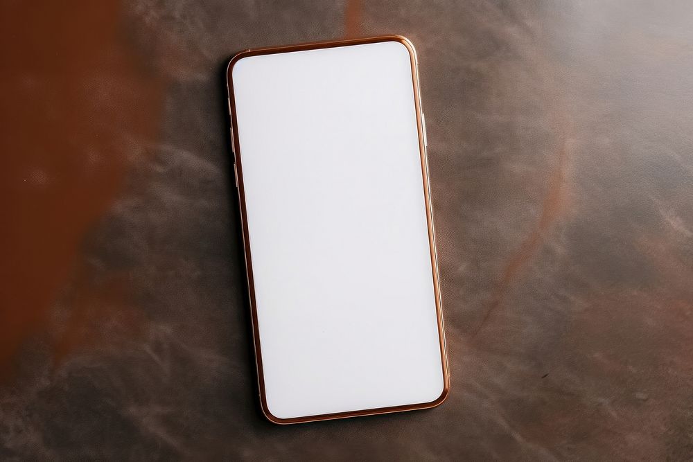Screen smartphone mockup electronics mobile phone white board.