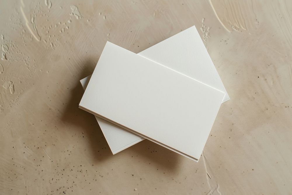 Business cards mockup paper text letterbox.
