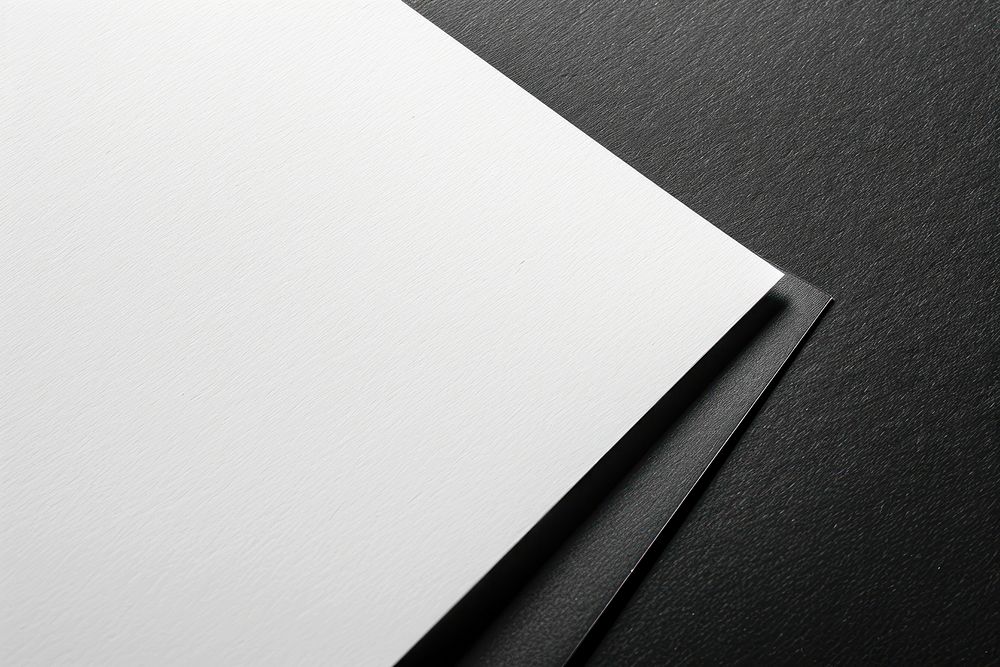 White paper mockup white board.