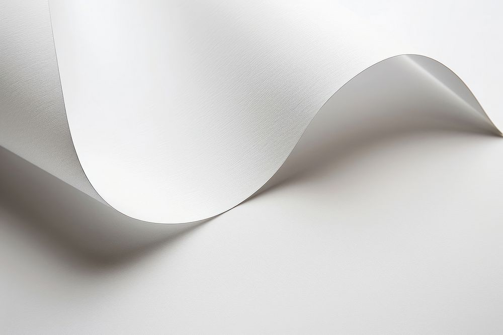 Glossy paper mockup aluminium.