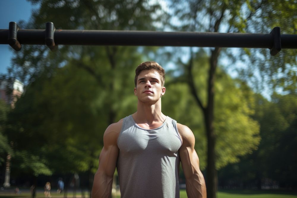 Workout photography sports portrait.