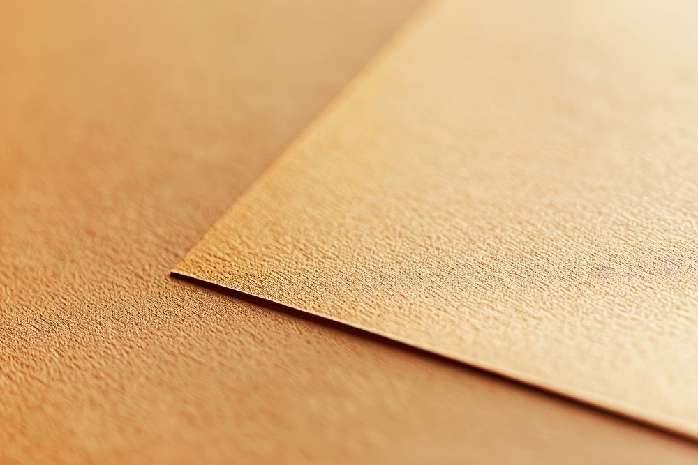 Rose gold hard paper mockup plywood texture.