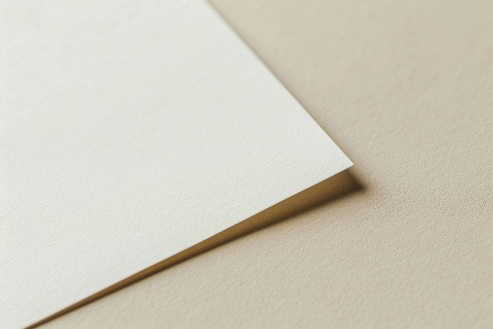 White hard paper mockup envelope.