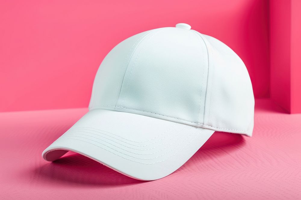 Cap mockup clothing apparel hat.