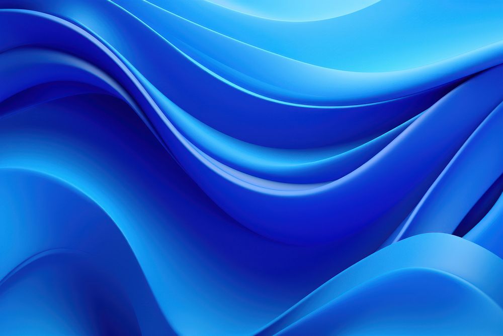 Futuristic Liquid Wave blue.