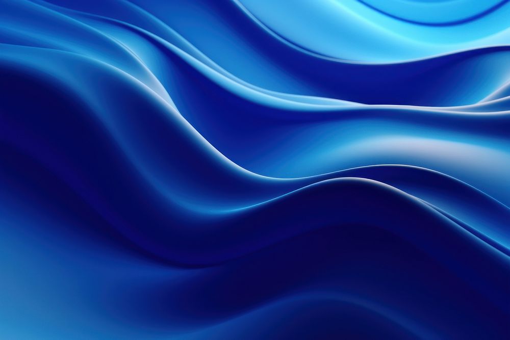 Futuristic Liquid Wave blue smoke pipe.