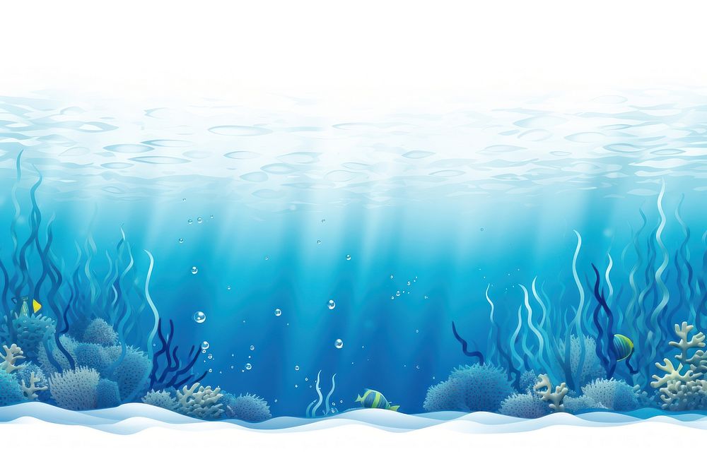 Ocean border underwater outdoors aquatic.