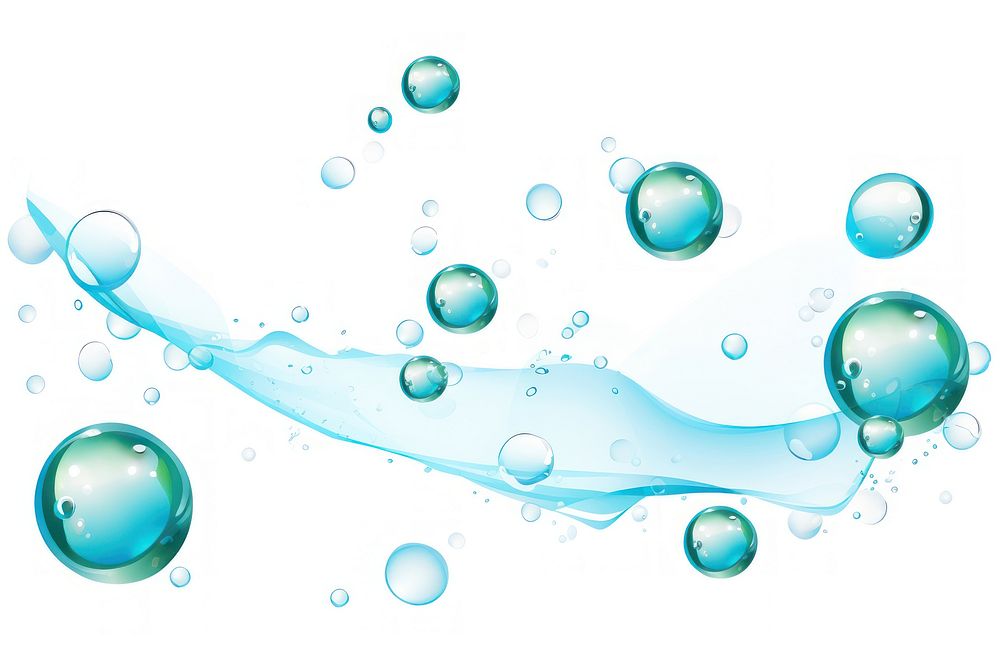 Ocean bubbles droplet jacuzzi water.