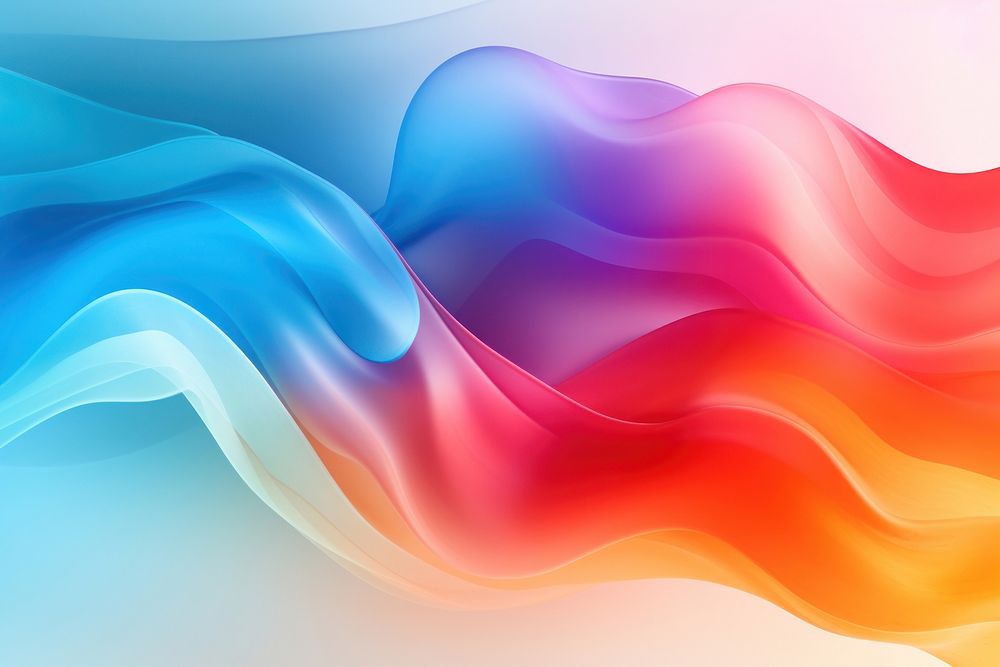 Gradient background graphics pattern person.