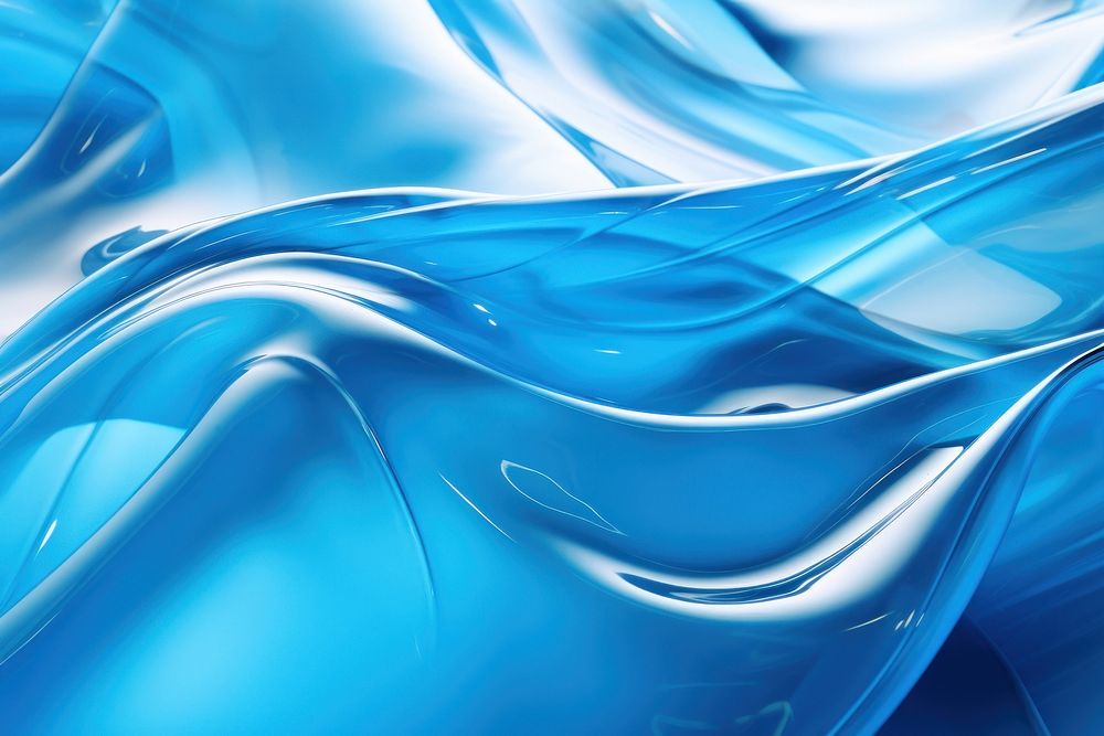 Liquid Wave blue jacuzzi silk.