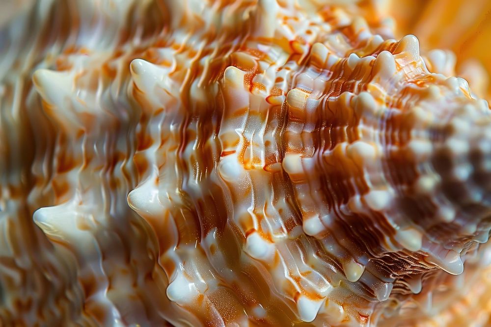 Shell texture animal conch macro photography.