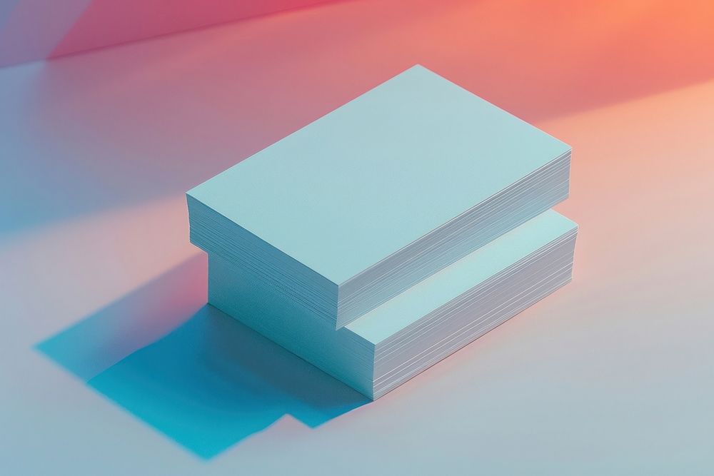 White business card mockup paper text.