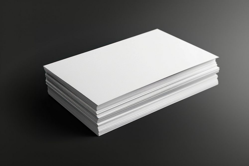 White business card mockup plywood paper text.