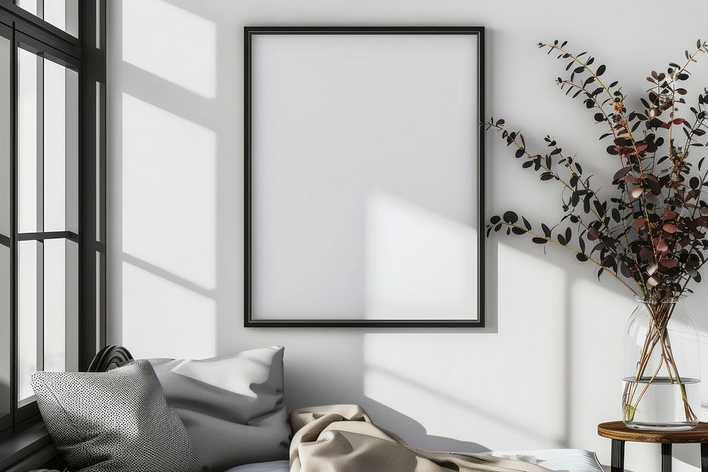 Blank picture frame mockups accessories accessory indoors.