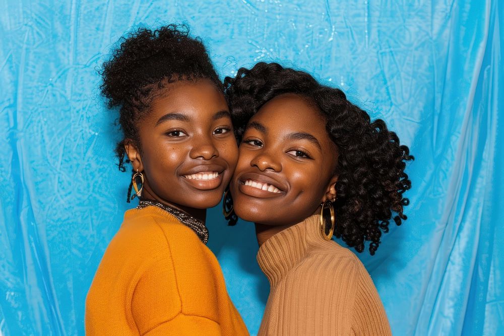 2 black sisters happy photo | Free Photo - rawpixel