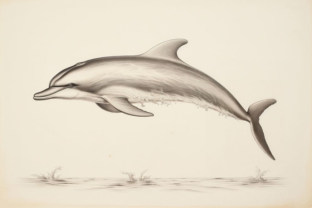 Dolphin drawing dolphin illustrated.