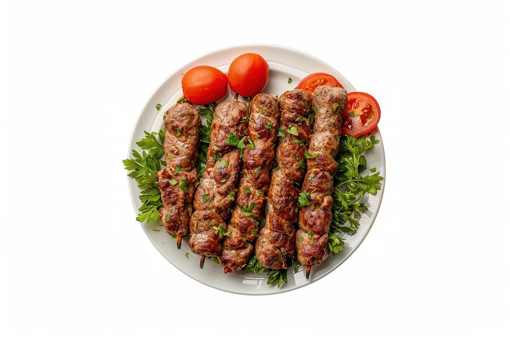 Photo of kebab dish meat food.